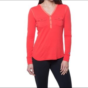 KUHL | Sora long sleeve hibiscus hoodie